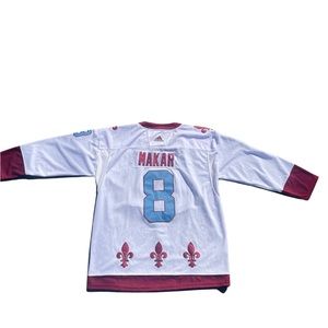 Colorado Avalanche Authentic Reverse Retro Cale Makar #8 size XL (52) US.